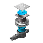 Душевой трап Pestan Confluo Standard Drops 2 с дизайн-решеткой Душевой трап Pestan Confluo Standard Drops 2 с дизайн-решеткой