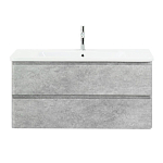 Тумба с раковиной BelBagno Albano-Cer 105 Cemento Verona Grigio Тумба с раковиной BelBagno Albano-Cer 105 Cemento Verona Grigio