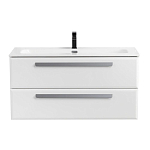 Тумба с раковиной Cezares Eco-Cer 100 Bianco Opaco (раковина CZR-8073-100) Тумба с раковиной Cezares Eco-Cer 100 Bianco Opaco (раковина CZR-8073-100)