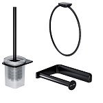 Набор аксессуаров AM.PM Inspire 2.0 AK50T1103B из 3 предметов черный матовый Набор аксессуаров AM.PM Inspire 2.0 AK50T1103B из 3 предметов черный матовый