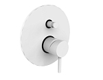 Смеситель Paffoni Light LIG015BO для ванны и душа на 2 выхода скрытый монтаж белый матовый Смеситель Paffoni Light LIG015BO для ванны и душа на 2 выхода скрытый монтаж белый матовый