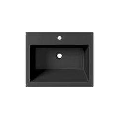 Встраиваемая раковина Uperwood Megan 60*48 черная матовая Встраиваемая раковина Uperwood Megan 60*48 черная матовая