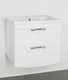 Тумба с раковиной Style Line Жасмин-2 60 Люкс подвесная белая Тумба с раковиной Style Line Жасмин-2 60 Люкс подвесная белая