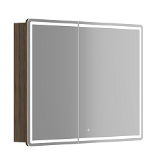Зеркало-шкаф Sancos Mirror 99*74 с Led подсветкой дуб чарльстон