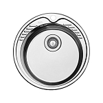 Кухонная мойка Iddis Suno S SUN51S0i77S D510 нерж. сталь, шелк с сифоном