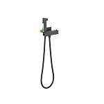 Комплект для гигиенического душа термостатический встроенный Aquatek Либра AQ1028MB (смеситель + гигиеническая лейка + шланг), матовый черный Комплект для гигиенического душа термостатический встроенный Aquatek Либра AQ1028MB (смеситель + гигиеническая лейка + шланг), матовый черный