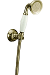 Душевая лейка Boheme Medici 407 с держателем и шлангом бронза