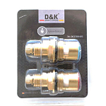 Кран-букса керамическая D&K DC1500401 для серии 121 Кран-букса керамическая D&K DC1500401 для серии 121