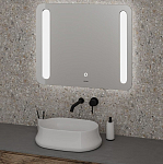 Зеркало Grossman Lara 90*80 Led с сенсорным выключателем и гравировкой Зеркало Grossman Lara 90*80 Led с сенсорным выключателем и гравировкой