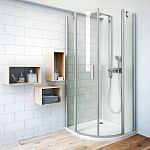 Душевой уголок Roth Tower Line TR2 90*90*200 профиль глянцевый хром без поддона Душевой уголок Roth Tower Line TR2 90*90*200 профиль глянцевый хром без поддона