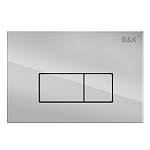 Клавиша смыва D&K Rhein DB1499001 хром глянец для системы инсталляции DI8050127 Клавиша смыва D&K Rhein DB1499001 хром глянец для системы инсталляции DI8050127