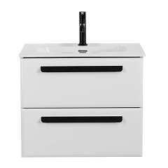 Тумба с раковиной Cezares Eco-Cer 60 Bianco Lucido (раковина CZR-8073-60)