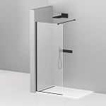 Душевая перегородка Cezares LIBERTA-L-1-95-120-C-NERO Walk-in 95*120*195 L/R с односторонним входом, стекло прозрачное, профиль черный без поддона Душевая перегородка Cezares LIBERTA-L-1-95-120-C-NERO Walk-in 95*120*195 L/R с односторонним входом, стекло прозрачное, профиль черный без поддона