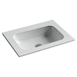 Встраиваемая раковина Ceramicanova Grace 61*45,7 без отверстия под смеситель белый глянец Встраиваемая раковина Ceramicanova Grace 61*45,7 без отверстия под смеситель белый глянец