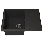 Кухонная мойка Uperwood Quartz UPD-03 65х51 черная матовая Кухонная мойка Uperwood Quartz UPD-03 65х51 черная матовая