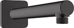 Душевой кронштейн Hansgrohe Vernis Shape 26405670 24см черный матовый Душевой кронштейн Hansgrohe Vernis Shape 26405670 24см черный матовый