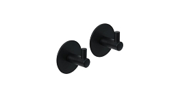 Крючок Fixsen Practica FX-558A черный (2шт.) Крючок Fixsen Practica FX-558A черный (2шт.)