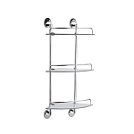 Стеклянная полка Haiba HB1607-3 трехъярусная угловая