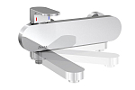 Смеситель Ravak Chrome CR 022.00/150 для ванны и душа со складным изливом Смеситель Ravak Chrome CR 022.00/150 для ванны и душа со складным изливом