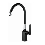 Смеситель Haiba HB73548-7 для кухни черный матовый Смеситель Haiba HB73548-7 для кухни черный матовый