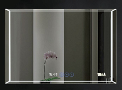 Зеркало WeltWasser Lanzo 8060-4B 80*60 Bluetooth, динамики, часы инфракрасный выключатель Зеркало WeltWasser Lanzo 8060-4B 80*60 Bluetooth, динамики, часы инфракрасный выключатель