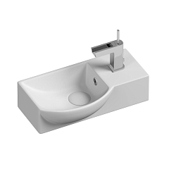 Раковина Ceramicanova Element 40*22 L с крепежом Раковина Ceramicanova Element 40*22 L с крепежом