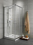 Душевой уголок Radaway Premium Plus D прозрачное стекло 120*80*190 L/R без поддона Душевой уголок Radaway Premium Plus D прозрачное стекло 120*80*190 L/R без поддона