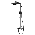 Душевая стойка Raglo R51.24.09 с изливом графит Душевая стойка Raglo R51.24.09 с изливом графит