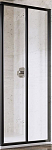 Душевая стенка с дверью Ravak Supernova SRV2-90 S 90*195 профиль черный, стекло Transparent