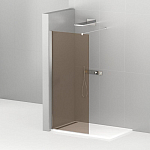 Душевая перегородка Cezares LIBERTA-L-1-90-120-BR-Cr Walk-in 90*120*195 L/R с односторонним входом, стекло бронза, профиль хром без поддона Душевая перегородка Cezares LIBERTA-L-1-90-120-BR-Cr Walk-in 90*120*195 L/R с односторонним входом, стекло бронза, профиль хром без поддона