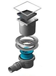 Душевой трап Pestan Confluo Standard Ceramic 1 с основой под плитку Душевой трап Pestan Confluo Standard Ceramic 1 с основой под плитку