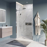 Душевая дверь в нишу BelBagno Marino 120*195 L/R профиль хром без поддона Душевая дверь в нишу BelBagno Marino 120*195 L/R профиль хром без поддона