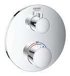 Внешняя часть для термостата Grohe Grohtherm 24075000 для душа хром Внешняя часть для термостата Grohe Grohtherm 24075000 для душа хром
