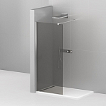 Душевая перегородка Cezares LIBERTA-L-1-100-120-GR-Cr Walk-in 100*120*195 L/R с односторонним входом, стекло графит, профиль хром без поддона Душевая перегородка Cezares LIBERTA-L-1-100-120-GR-Cr Walk-in 100*120*195 L/R с односторонним входом, стекло графит, профиль хром без поддона