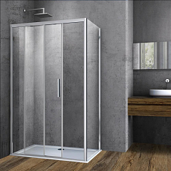Душевой уголок Vincea Soft 100*80*195 с доводчиком без поддона