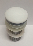 Донный клапан CeramaLux RD002 без перелива белый Донный клапан CeramaLux RD002 без перелива белый